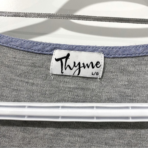 Thyme Maternity Grey Tunic - Picture 2 of 3